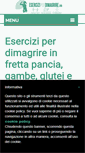 Mobile Screenshot of eserciziperdimagrire.org